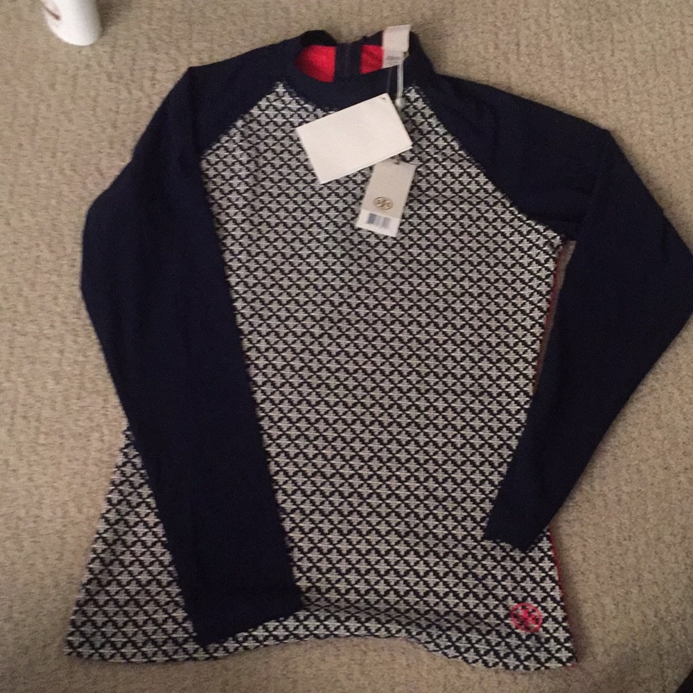 TORY Burch Rash-guard Top